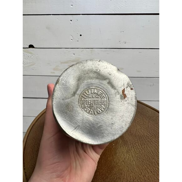 Rare Vintage 20th Century Pewter Cocktail Shaker by Kut Hing Swatow - Picture 4 of 6